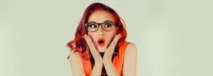 surprised woman
