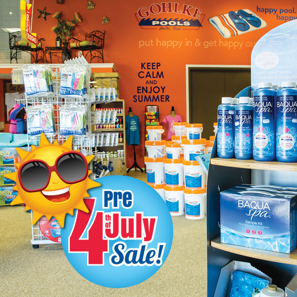 Pre 4th of July Sale