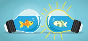 fish in a light bulb
