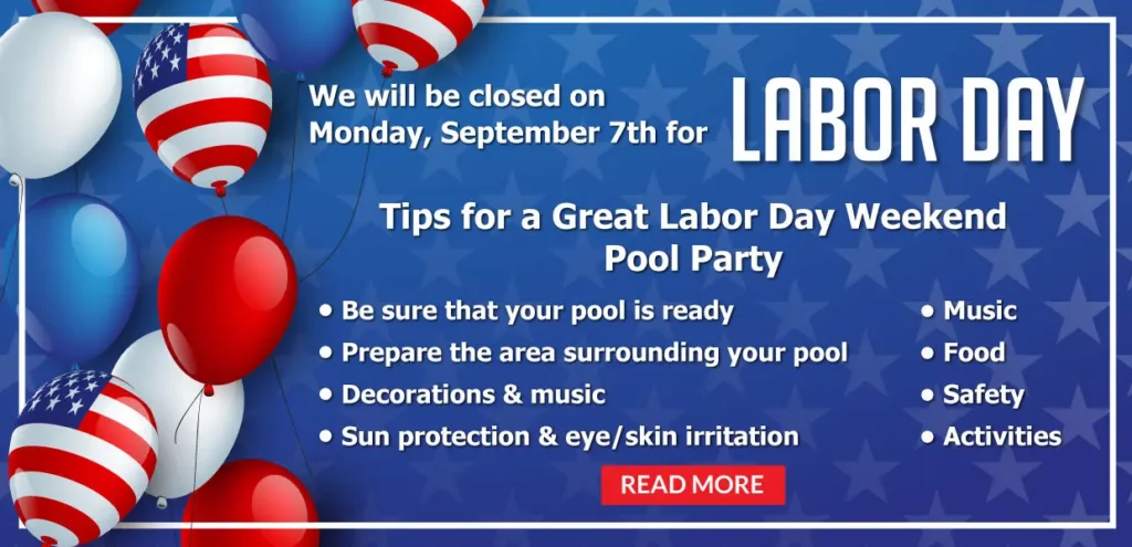 Labor Day Pool Party banner