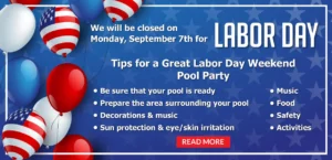 Labor Day Pool Party banner