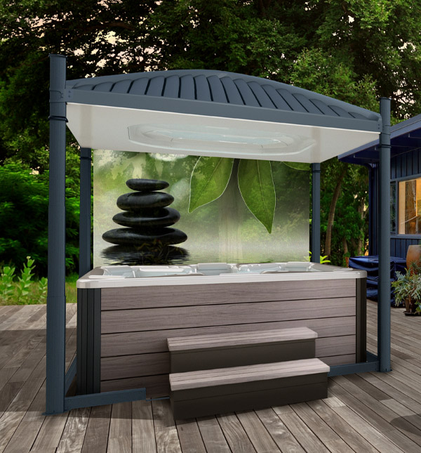 Oasis Mural Zen Screen