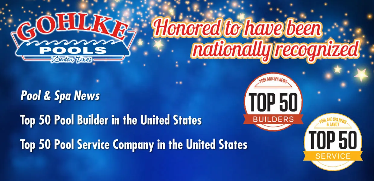 Top 50 Pool Builders and Top 50 Pool Service Contractors