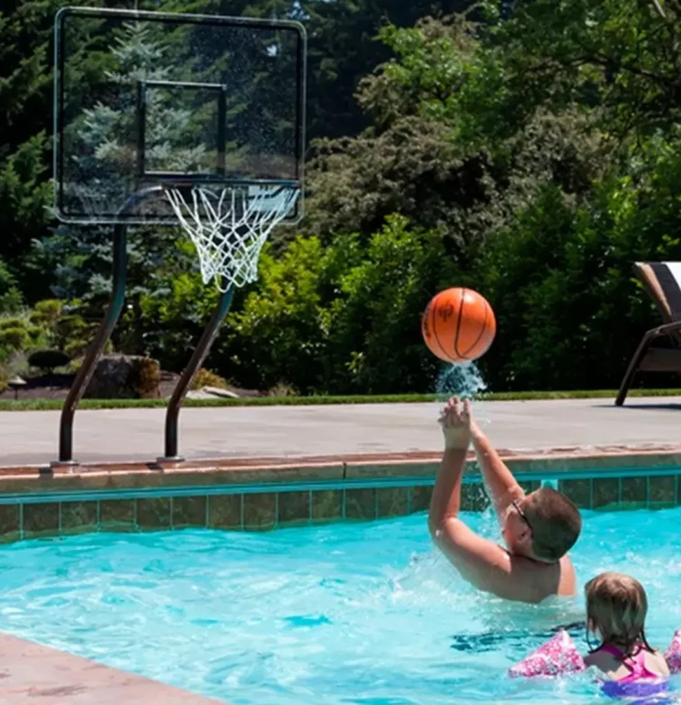 Swim N'Dunk Deck Mounted Basketball Game