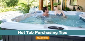 Picture of a couple enjoying their hot tub.