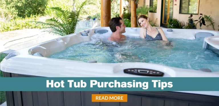 Picture of a couple enjoying their hot tub.