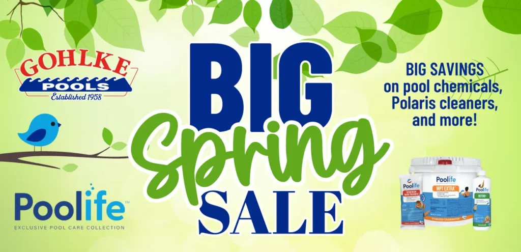 Gohlke Pools 2025 Big Sale Graphic.