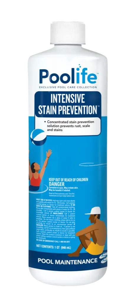 Poolife™ Intensive Stain Prevention™: Stain and Scale Preventer for Pool.