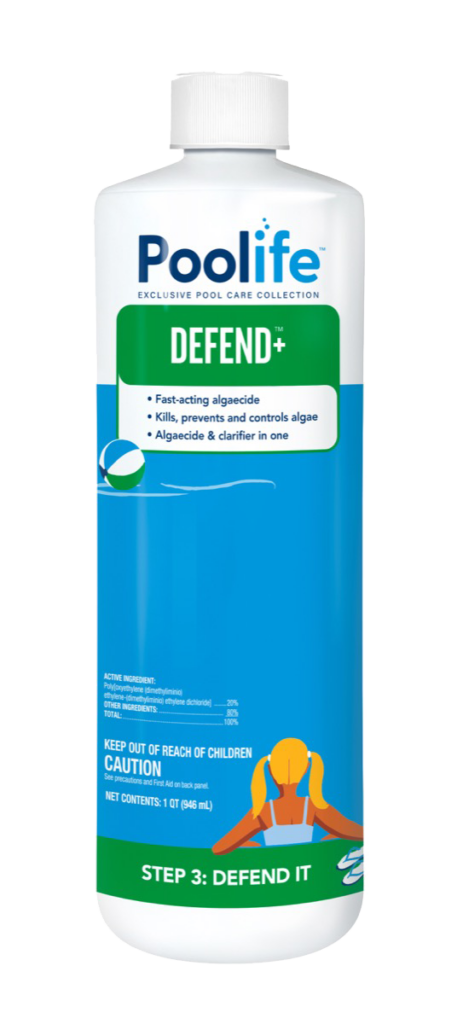 Poolife™ Defend+™: Algaecide.