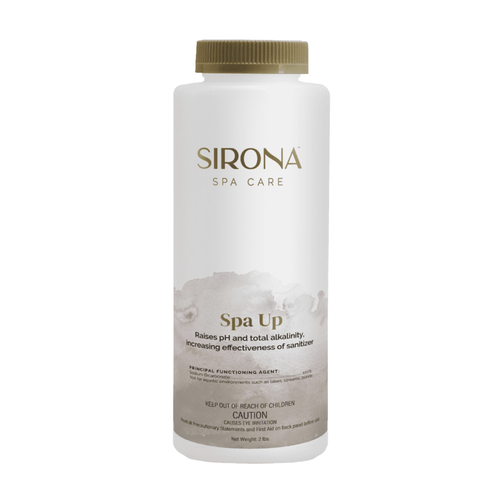 Sirona™ Spa Up: Raises pH & Total Alkalinity.