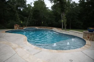 Freeform style pool.