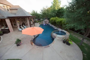 Free form pool.