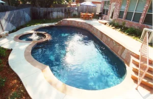 Freeform style pool.
