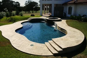 Freeform style pool.