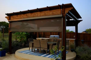 Outdoor living pool area.