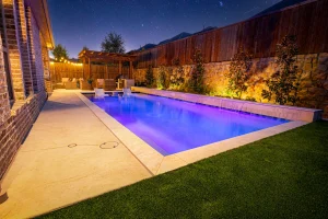 Geometric style pool.