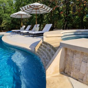 Pool spa.