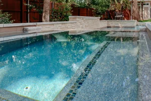 Geometric style pool.