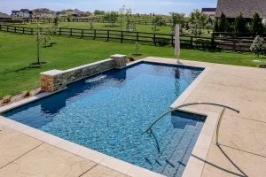 Geometric style pool.