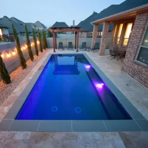 Geometric style pool.