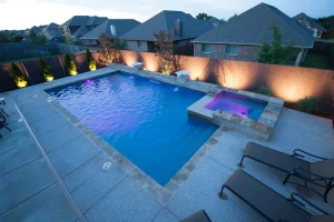 Geometric style pool.