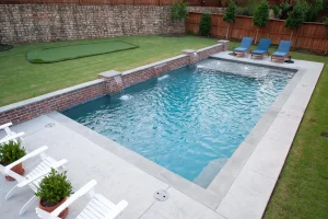 Geometric style pool.