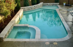Geometric style pool.