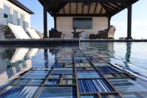 Outdoor living pool area.