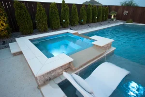 Pool spa.
